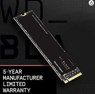 حافظه وسترن دیجیتال Black SN850 NVMe M.2 ظرفیت 1 ترابایت